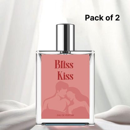 Briss Kiss Eau De Parfum ?Unisex Romantic Long Lasting Fragrance (Pack of 2)