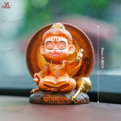 Shri Prasadam Meditating Bal Hanuman Idol