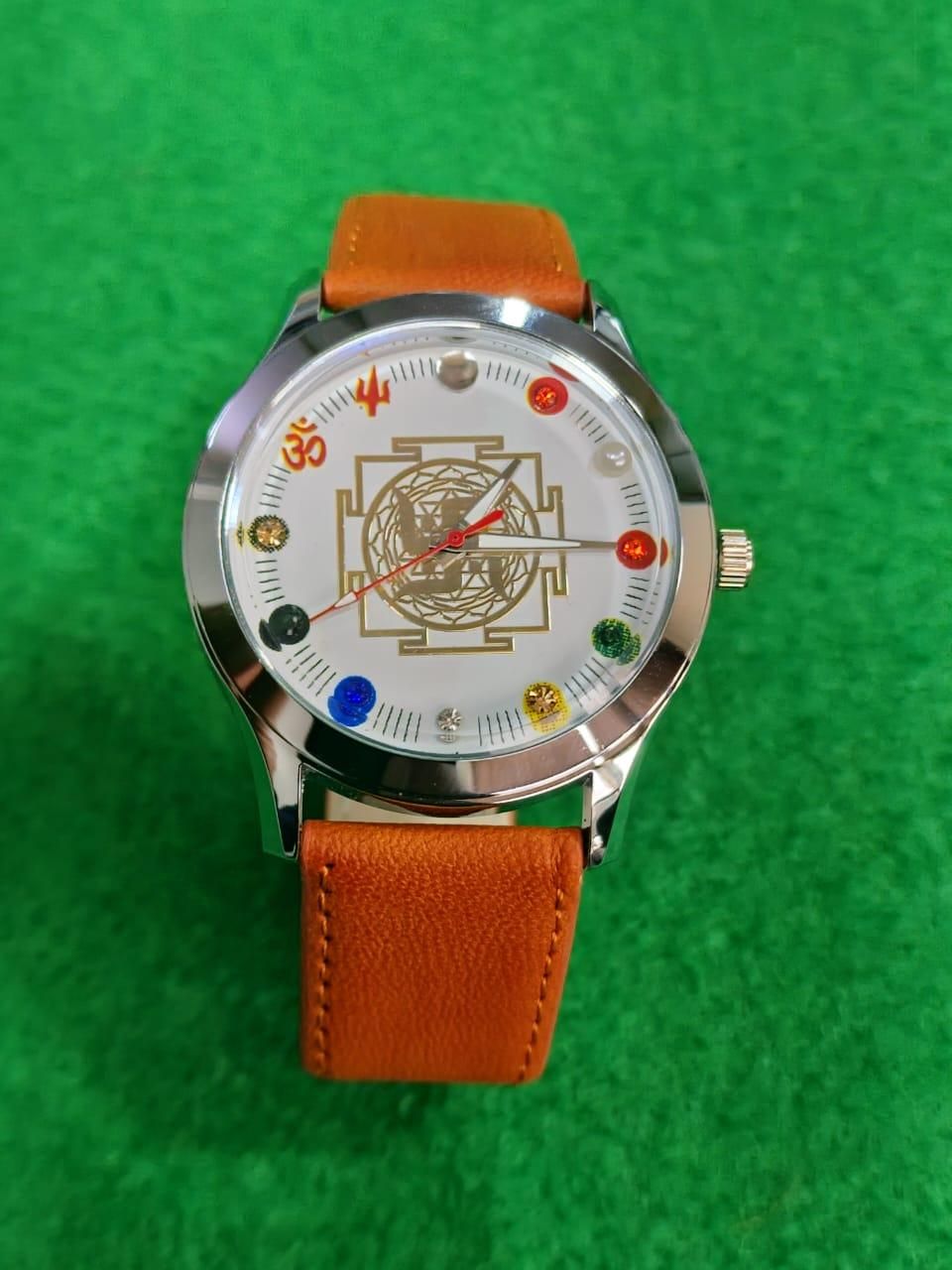 Astro Navagraha Watch Leather Lord Silicone Strap Analog Watch